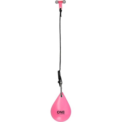 Розовый обруч с утяжелителем OHA02 One Fitness