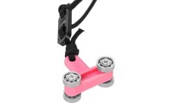 Розовый обруч с утяжелителем OHA02 One Fitness