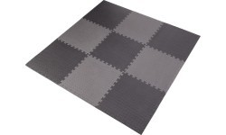 Multipack Puzzle Mat For Gym Equipment HMS Premium MP12, Dark Gray