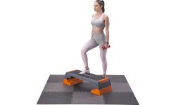 Multipack Puzzle Mat For Gym Equipment HMS Premium MP12, Dark Gray