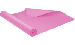 Коврик для йоги YM01 розовый ONE FITNESS
