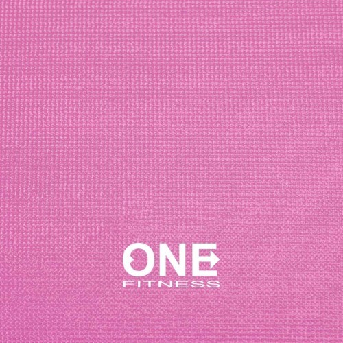 Коврик для йоги YM01 розовый ONE FITNESS