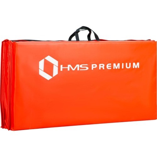 Gymnastic Foldable Mattress HMS Premium MGS01, 2400x1200mm, Red
