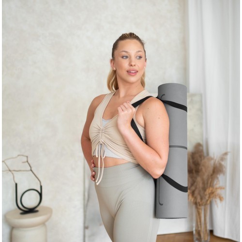 YM10 YOGA MAT TPE GRAY HMS