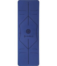 Коврик для йоги TPE YM10, темно-синий HMS