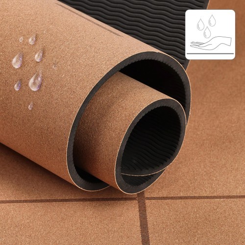 YM11 YOGA MAT TPE CORK  HMS