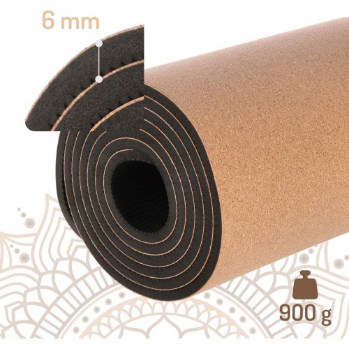 YM11 YOGA MAT TPE CORK  HMS