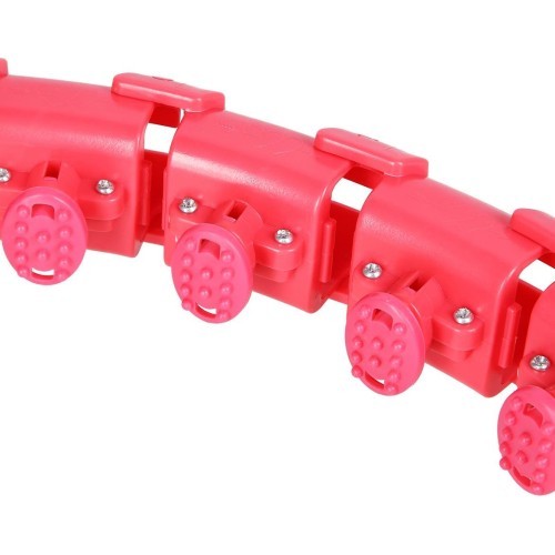 FH01 RED HULA HOOP WITH WEIGHT