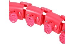 FH01 RED HULA HOOP WITH WEIGHT