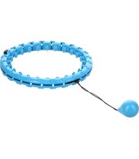 FH01 BLUE HULA HOP WITH WEIGHTS