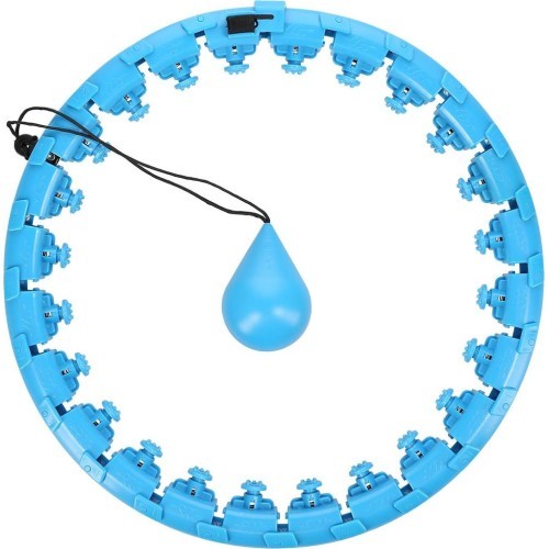 FH01 BLUE HULA HOP WITH WEIGHTS