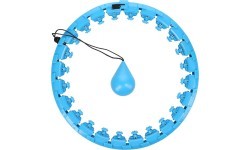 FH01 BLUE HULA HOP WITH WEIGHTS