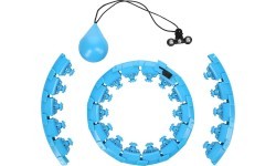 FH01 BLUE HULA HOP WITH WEIGHTS