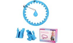 FH01 BLUE HULA HOP WITH WEIGHTS