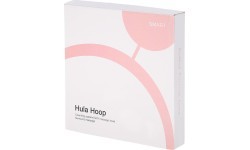 Розовый хулахуп FH02 с утяжелителем и счетчиком
