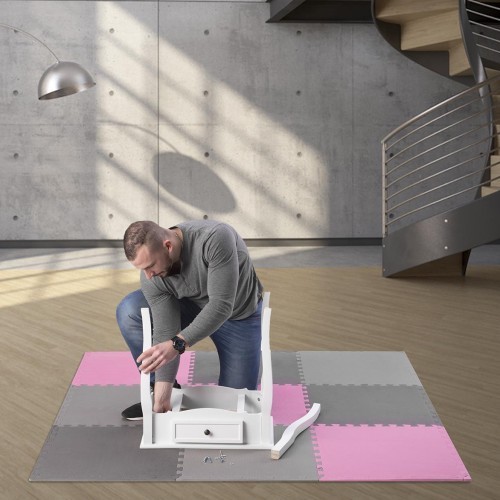 Защитный мат One Fitness MP-10, 60 x 60 x 1 см, 9 шт.