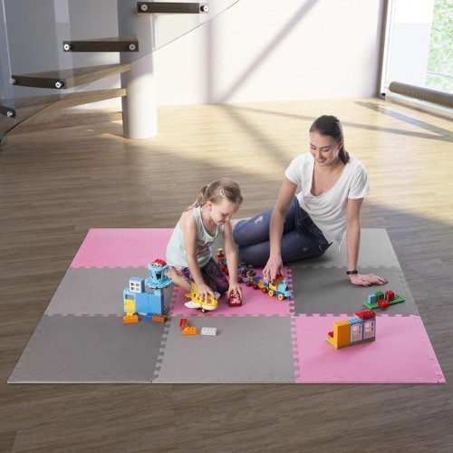 Защитный мат One Fitness MP-10, 60 x 60 x 1 см, 9 шт.