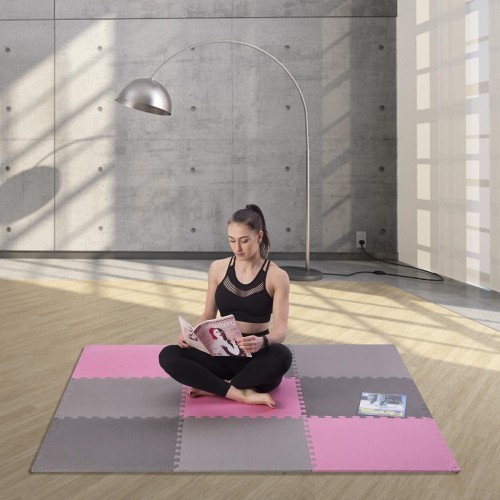 Apsauginis kilimėlis One Fitness MP-10, 60 x 60 x 1 cm, 9 vnt.