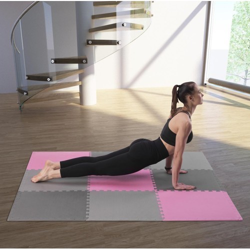 Apsauginis kilimėlis One Fitness MP-10, 60 x 60 x 1 cm, 9 vnt.