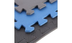 Защитный коврик One Fitness MP-10, серо-синий, 60x60x1 см, 9 шт.