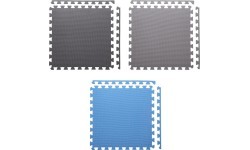 Protective Mat One Fitness MP-10, Gray-Blue, 60x60x1cm, 9pcs.