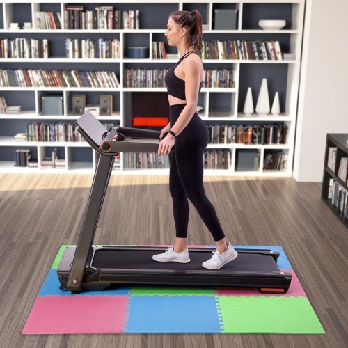 Protective Mat One Fitness MP-10, green-blue-red, 60x60x1cm, 9pcs.