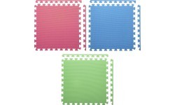 Protective Mat One Fitness MP-10, green-blue-red, 60x60x1cm, 9pcs.