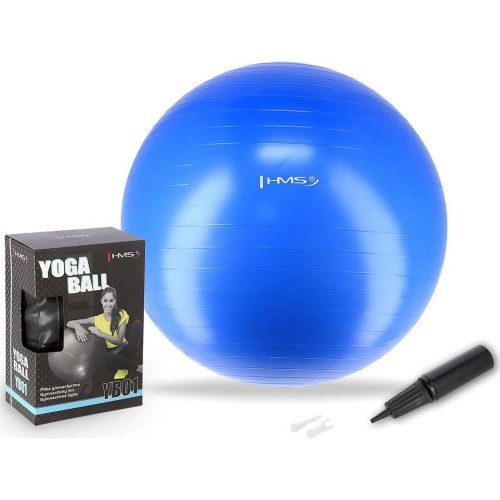 YB01 NEW 55CM BLUE GYM BALL HMS