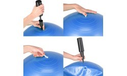 YB01 NEW 55CM BLUE GYM BALL HMS