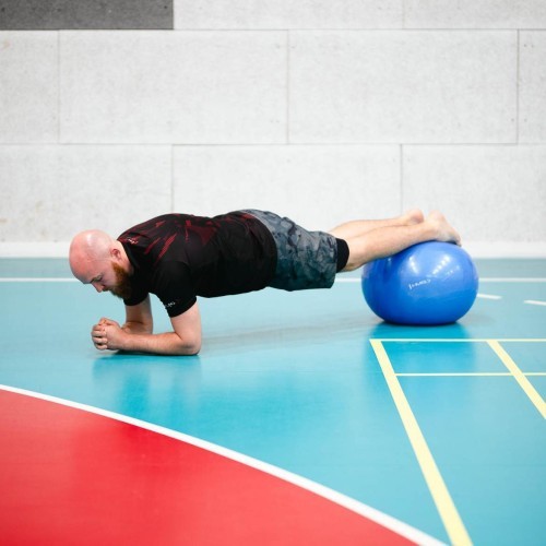 YB01 NEW 55CM BLUE GYM BALL HMS