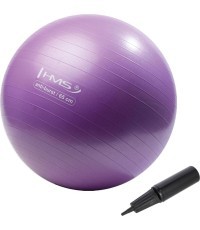 Naujas violetinis gimnastikos kamuolys HMS YB02, 65 cm