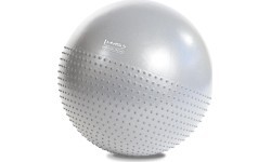 Gimnastikos kamuolys HMS YB03 New, 65 cm, šviesiai pilkas