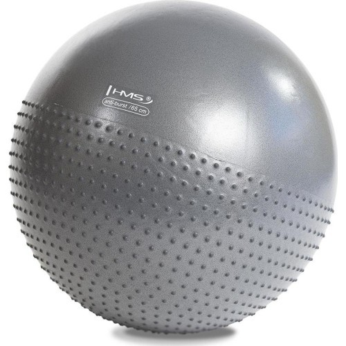 YB03 NEW 65CM GRAY GYM BALL HMS