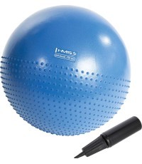 Tamsiai mėlynas gimnastikos kamuolys HMS YB03 New 55 cm