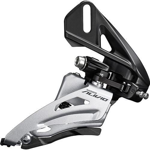 Priekinis perjungiklis Shimano Alvio FD-M3120-E // 2x9-speed, 36-22T, E-type mount, Side Swing