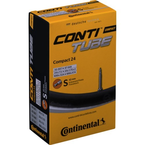 Continental COMPACT 24 inner tube 24" x 1 1/4" / 1.75" x 2, FV 42 mm