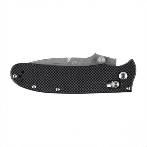 Ganzo D704-BK juodas sudedamas peilis