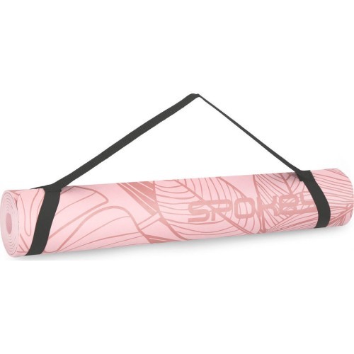 Fitness and yoga mat 183x61x0,4 cm Spokey LEAF