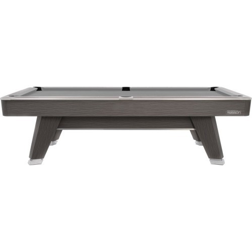 Бильярдный стол Pool Mr-Sung ACURRA by Rasson, 9 ft, серый (Sarum Strand), Simonis 760 жёлто-зелёный