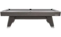 Billiard Table, Pool, Mr-Sung ACURRA by Rasson, 9 ft., Grey (Sarum Strand), Simonis 760 gelbgrün