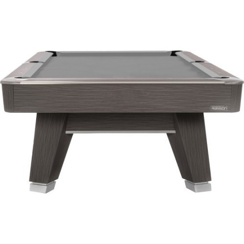 Billiard Table, Pool, Mr-Sung ACURRA by Rasson, 9 ft., Grey (Sarum Strand), Simonis 760 gelbgrün