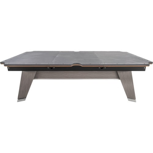 Бильярдный стол Pool Mr-Sung ACURRA by Rasson, 9 ft, серый (Sarum Strand), Simonis 760 жёлто-зелёный