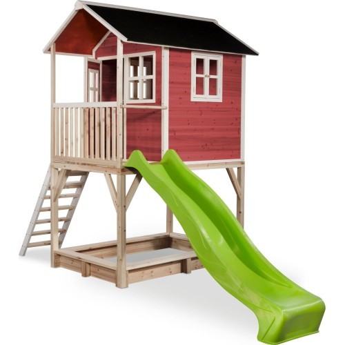 EXIT Loft 700 wooden playhouse - red
