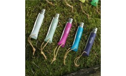 Opinel Colorama 06 inox purple knife with thong