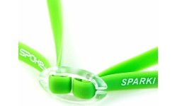 Очки для плавания с двумя полосками Spokey SPARKI, зелёные