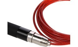 Speed Jump Rope HMS SK60, Black-Red