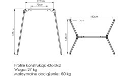 Качели одноместные SLIM MO-019 - Marbo Sport