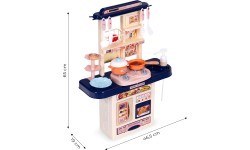 Kids kitchen sounds LED sink 10 accessories