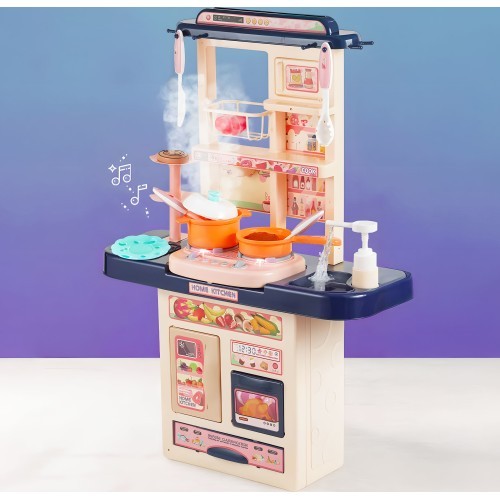 Kids kitchen sounds LED sink 10 accessories