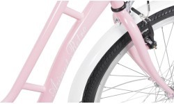 Dviratis AZIMUT Retro 26" 2025 light pink
